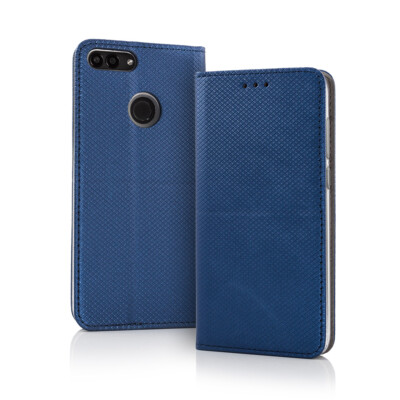Smart Magnet Case für Huawei P30 Navy Blue Bookcover Tasche Buch Hülle Etui