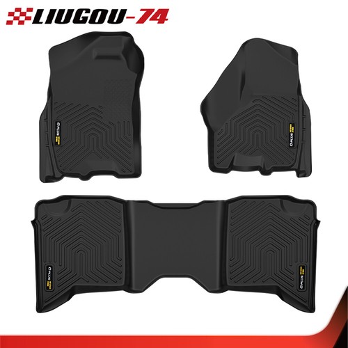 Fit For 2013-2018 Dodge Ram Truck Crew Cab All Weather Floor Mats Liners TPE - Picture 1 of 12