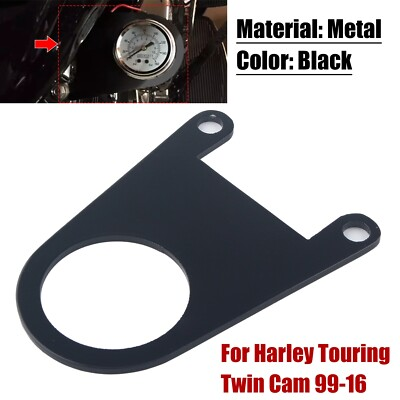 #ad 2quot; Air Ride Pressure Gauge Bracket Rocker Mounted For Harley Touring Cam 99 16 $28.01