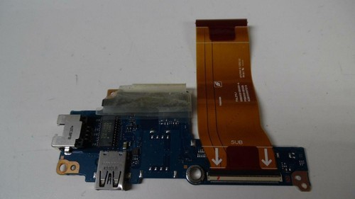 OEM Toshiba Portege Z930 - USB/Ethernet Board w/Ribbon - FAU2LND - Tested - Foto 1 di 5