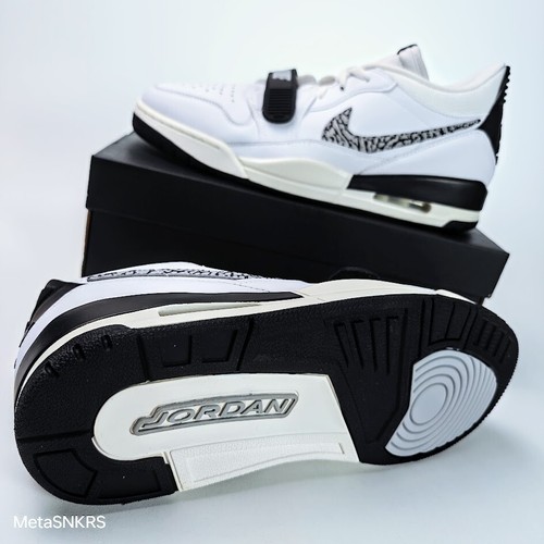 Air Jordan US 12.5 Men White/Grey/Black Nike Retro Legacy 312 Low CD7069 110 New - Picture 8 of 21