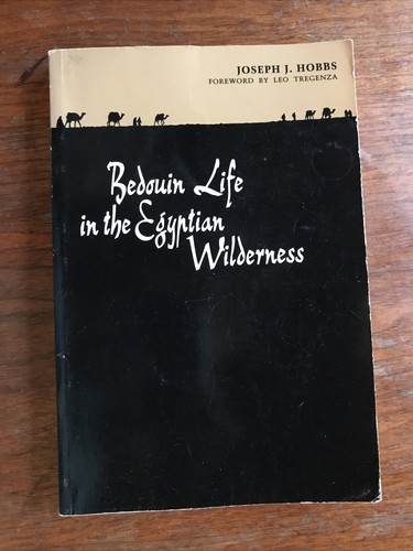 Beduinenleben in der ägyptischen Wildnis von Joseph J. Hobbs 1992 PB Buch 1. Aufl.