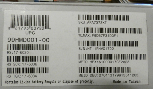 SPRINT HTC Evo Shift 4G Android Phone - NOT TESTED - Picture 3 of 12