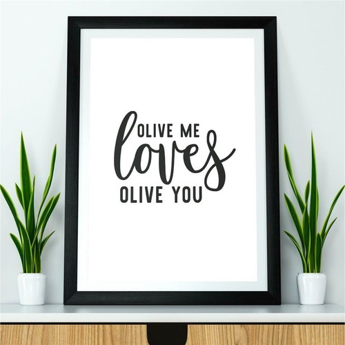 Kitchen Wall Art Prints Modern Picture Minimalist Funny Home Framed Poster Decor - Picture 14 of 59