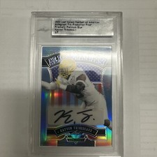 Kayvon Thibodeaux 1/1 RC Auto Prismatic Blue 2022 Leaf Valiant Pre-Production
