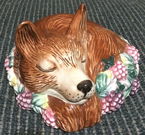 Soporte para bolsa de olor Fitz and Floyd Laying Fox - Imagen 3 de 10