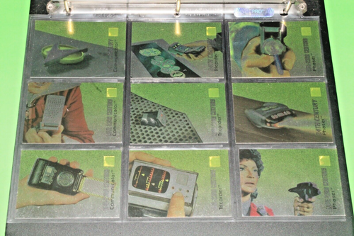 STAR TREK 30 Years Reflections of Future BASE CARD SET + 2 INSERT SETS + BINDER - Picture 4 of 22