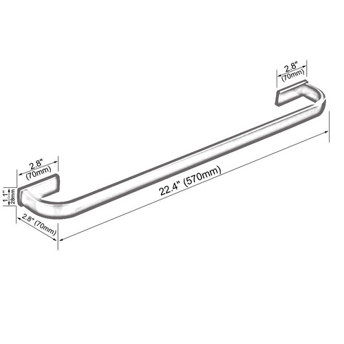 Rose Gold Kupfer Messing Bad Accessoires Set Bad Hardware Handtuchhalter SZH105 - Bild 18 von 22