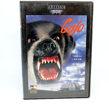 Cujo (DVD, 2001) Artisan Full Screen Version with Insert Nice Disc Stephen King