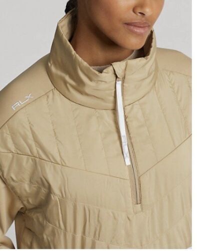 Ralph Lauren RLX Small Quilted Panel Hybrid 1/4 Zip Pullover Golf gefütterte Jacke - Bild 3 von 18