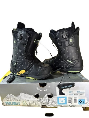 Burton Q Womens Snowboard Boots  US 6.5  Black/Green - Picture 1 of 5