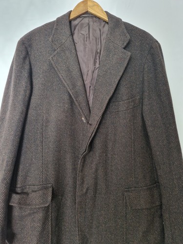 KITON NAPOLI Brown Wool/Cashmere Long Overcoat Size EU52 UK42 - Picture 3 of 10