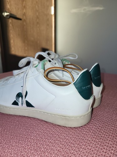 Le Coq Sportif "GAIA" Ventile 2021 White Leather Sneakers Women's Size 6.5 - Picture 7 of 13