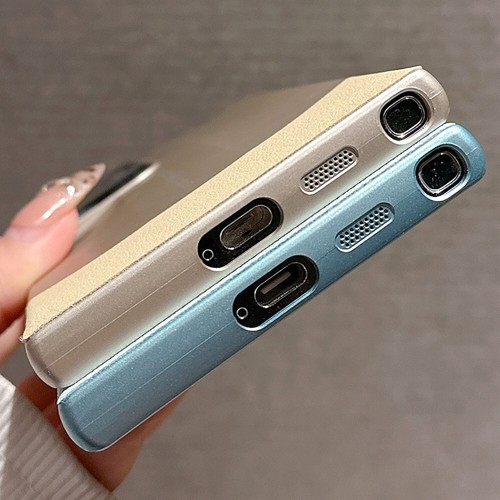 Full Cover Portable Metal Leather Case for Samsung Galaxy S25 Ultra 5G SM-S938U - Picture 4 of 10