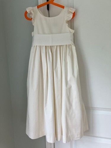 Flower Girl Dress (Crewcuts) 100% cotton, size 7 - Picture 2 of 6
