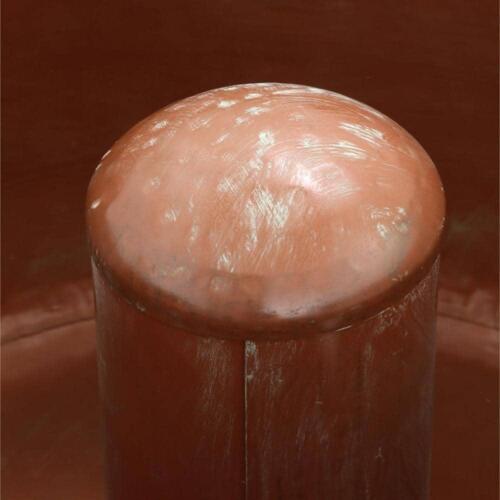 Contenedor de almacenamiento para olla con tapa marrón con soporte de manguera con motivo de pájaro de metal de 150 pies - Imagen 5 de 11