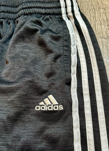 Pantalones activos Adidas para niño negro blanco tres rayas talla M - Imagen 3 de 5