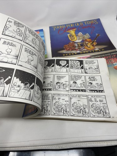 Lot of 4 Books Bloom County by Berke Breathed Cartoon Comic Funnies Sundays - Picture 11 of 22