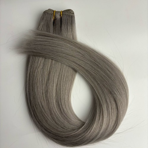 Extensiones de cabello 100 % cabello humano real para coser tramas paquetes de doble trama 16-30 pulgadas - Imagen 81 de 117