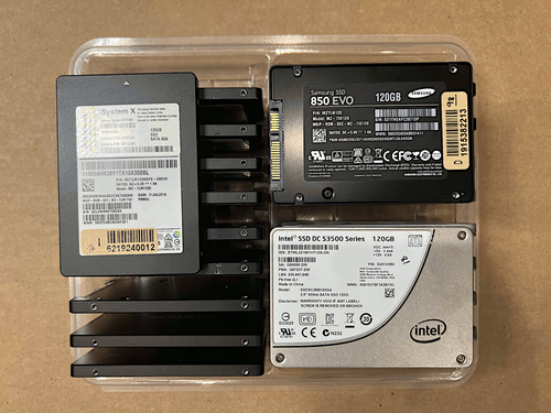 Lot 20! Mixed Brand 120Gb 2.5" SATA 6Gb/s SSD Solid State Drives