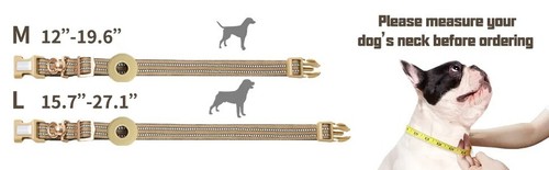 Collar Perros Airtag Dog Collar with Air Tag Holder Nylon 3M Reflective,release - Picture 20 of 44