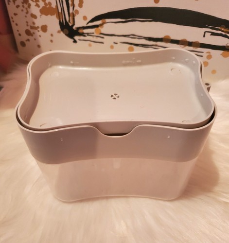 Liquid Soap Pump Dispensers with Sponge Holder Kitchen and Bathroom Accessories - Picture 3 of 6