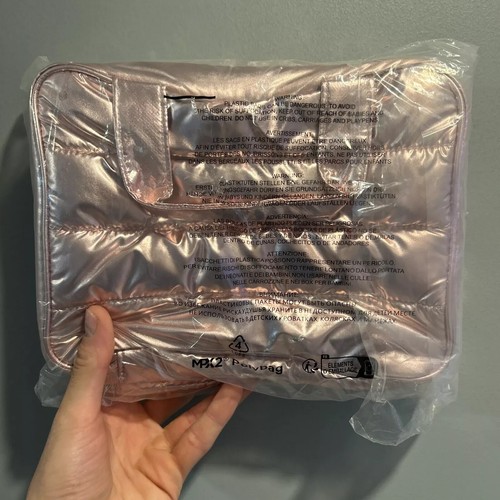 NWT Marc Jacobs Perfect Fragrance Toiletry Bag Cosmetic Travel Case - Rose Gold - Picture 20 of 20