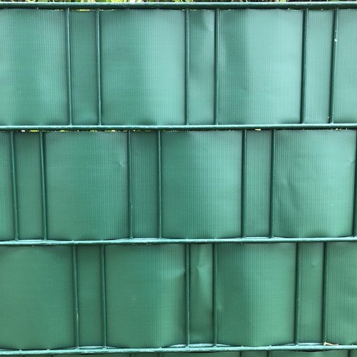 PVC Sichtschutz Streifen Doppelstabmatten Zaun  anthrazit wind Sichtschutzfolie  - Bild 46 von 82