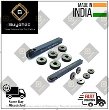 Single wheel knurling tool holder with 5 spare HSS knurls