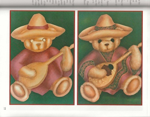 Treasured Teddies Debbie Cole Decorative Paint Pattern Book 10 Projects Bears - Picture 8 of 9