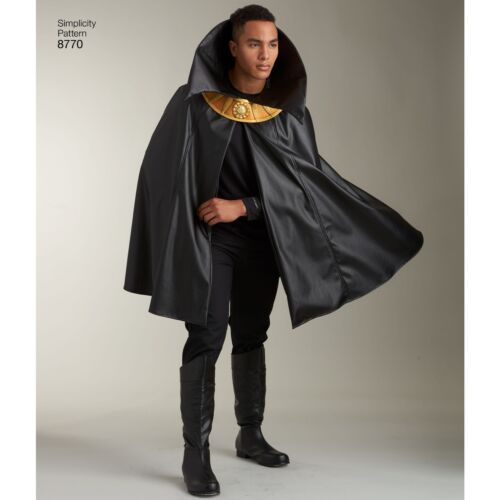 SIMPLICITY 8770 UNISEX COSTUME CAPES Sewing Pattern ONE SIZE FITS MOST COSPLAY - Picture 6 of 8