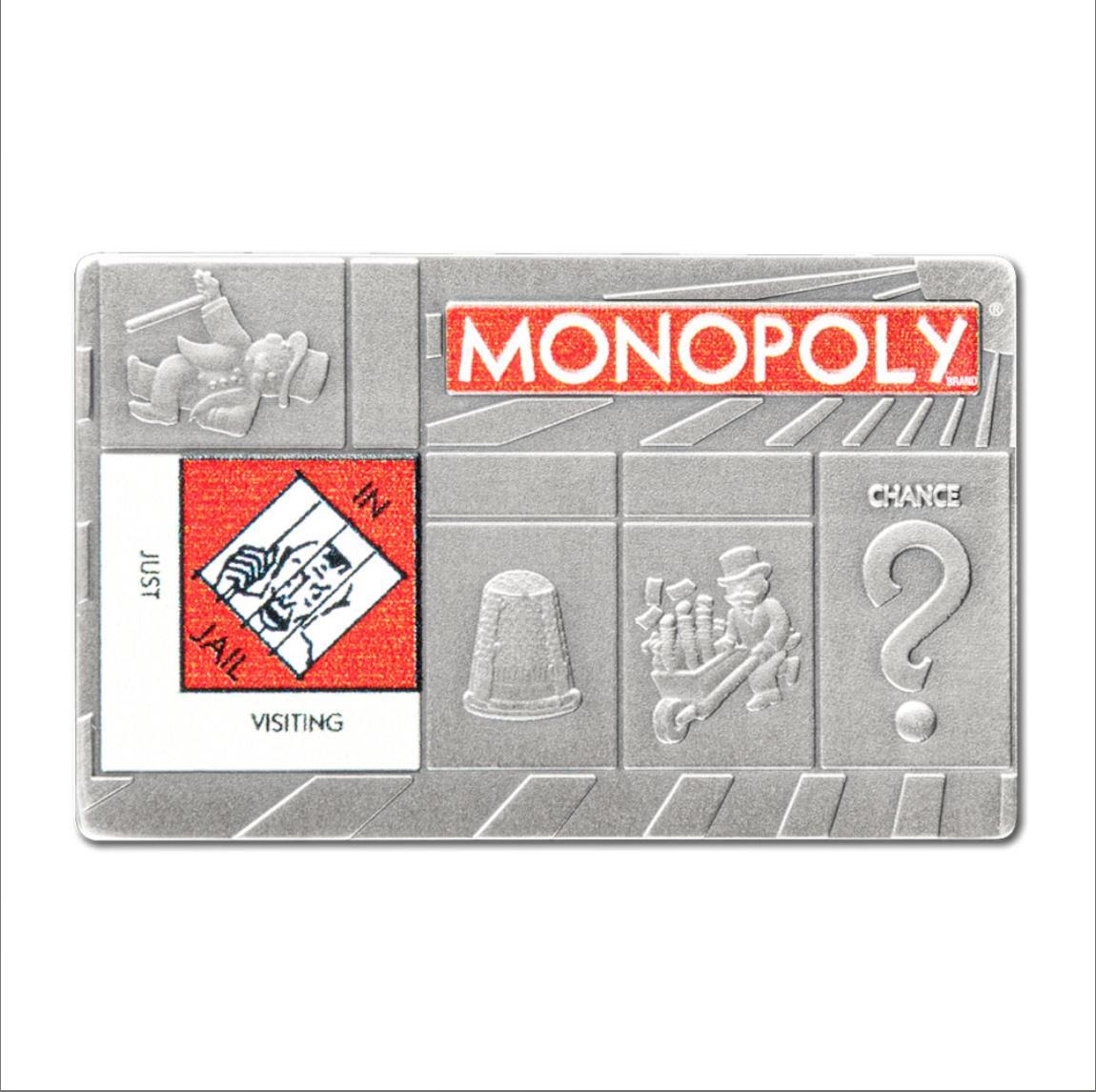 MONOPOLY BOARD GAME 4x1 oz Silver Bar Coin Set 2023 Samoa 20 eBay