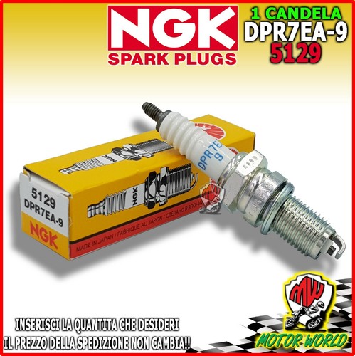 CANDELA ORIGINALE NGK DPR7EA-9 SPECIFICA HONDA NSS Forza EX (MF08) 250 2005 2007 - Foto 1 di 1