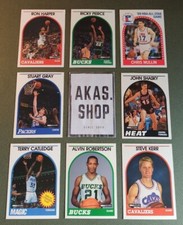 1989-90 NBA Hoops Basketball Trading Cards Sammelkarten Auswahl choose 201 - 352