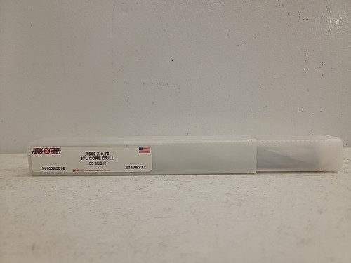 NEW YORK 3/4 HSS DRILL .7500x9.75 3FL Core Drill USA - New - Picture 2 of 8