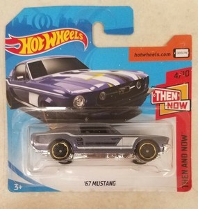 hot wheels 67 mustang then and now