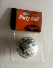 Mirror Disco Ball Silver Hanging Party Disco Ball In Car , Suv . New Condition