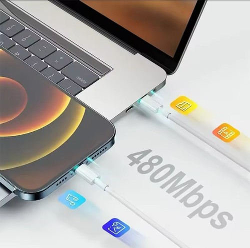 30W Fast Charging Cable For Apple iPhone 14 13 12 11 Pro Max Mini USB A USB C - Picture 5 of 6