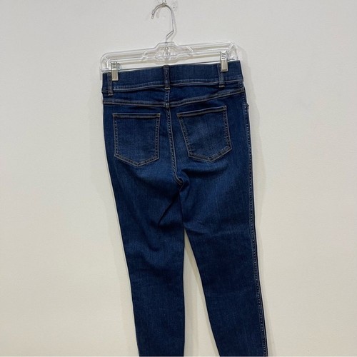 Spanx High Rise Pull On Skinny Jeans Dark Wash Stretch Casual Womens Small - Picture 4 of 8