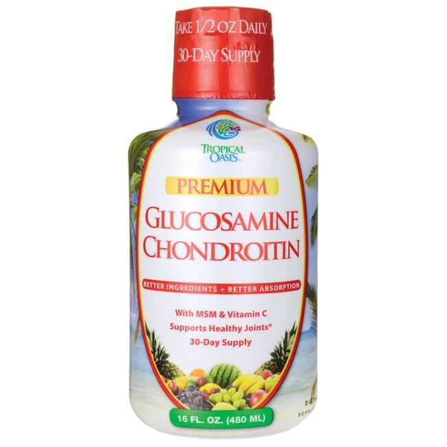 Tropical Oasis Premium Glucosamine Chondroitin 16 жидких унций Liq 6090₽