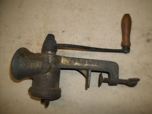 Vintage Lot of Meat Grinder Parts,  Enterprise # 10 & Keystone # 20 Frames - Picture 10 of 24