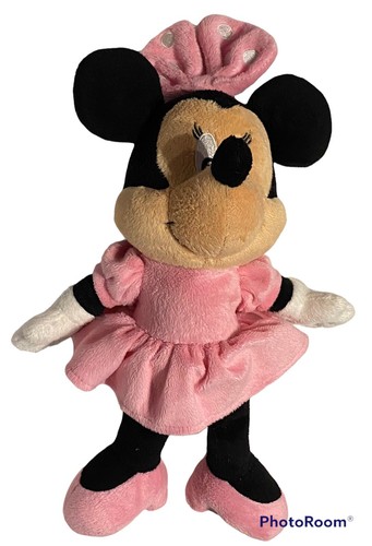 Disney Baby Minnie Mouse Crinkle Rattle Pink Soft Plush Stuffed Toy Cuddle 12” - Bild 5 von 8