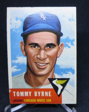 1953 Topps #123 Tommy Byrne Chicago White Sox VG  WD