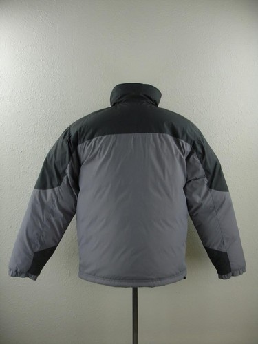 Men's M Tall MT Cabela's Gray Goose Down Insulated 1/2 Zip Jacket Coat Pullover - Picture 6 of 18