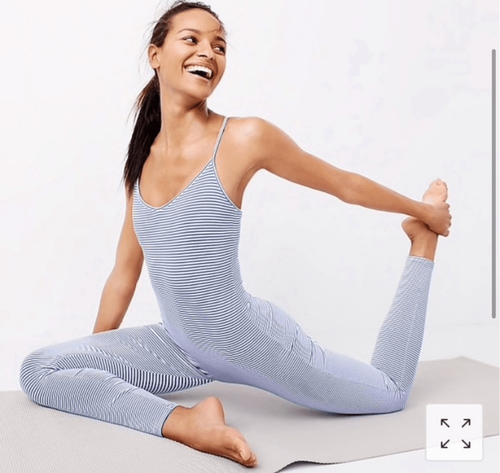 J. Body de longitud completa Crew entrenamiento atlético ocio salón L - Imagen 1 de 16