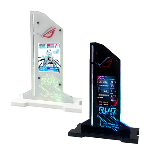 Graphic Video Card Bracket VGA Holder 2.4" LCD RGB CPU GPU RAM Monitor AIDA64 - Picture 15 of 18