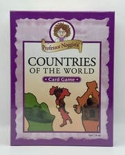 Professor Noggin's COUNTRIES OF THE WORLD Educational Card Game - New Sealed!