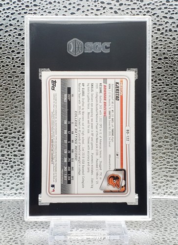 Heston Kjerstad - 2020 Bowman Draft RC (SGC GEM 💎 MINT) - Picture 3 of 3