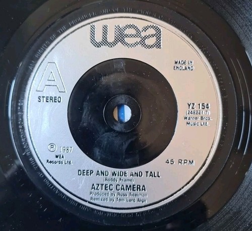 Aztec Camera Deep & Wide & Tall UK 7" Vinyl Limited Edition Photo Pack Box Set - Picture 7 of 14