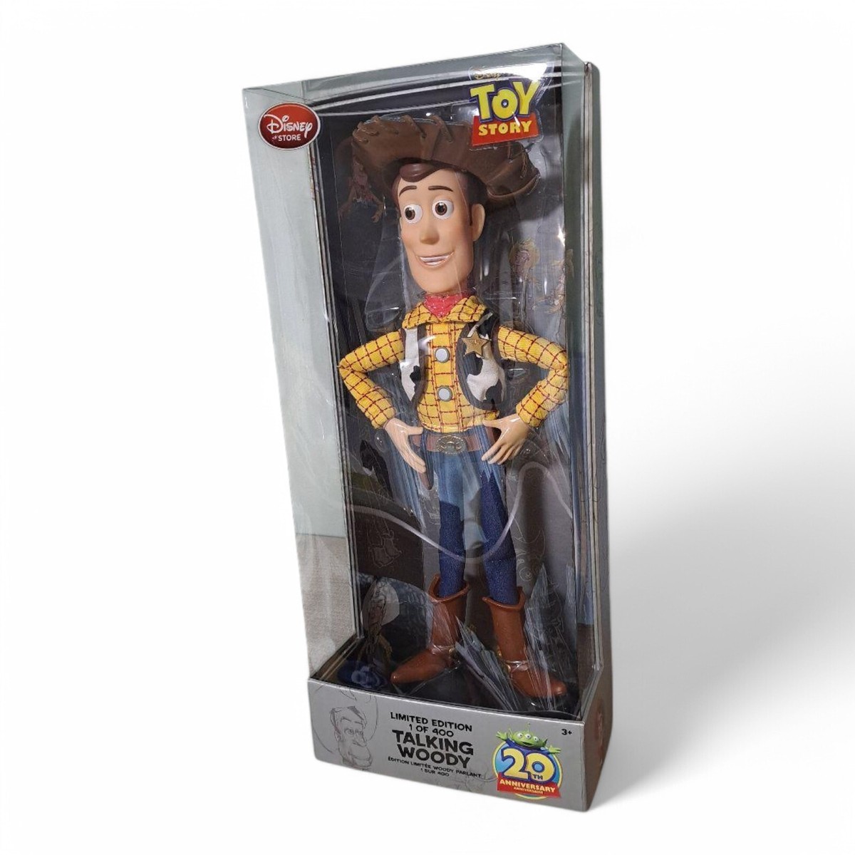 Disney Store Talking Woody Toy Story Limited Edition 20th